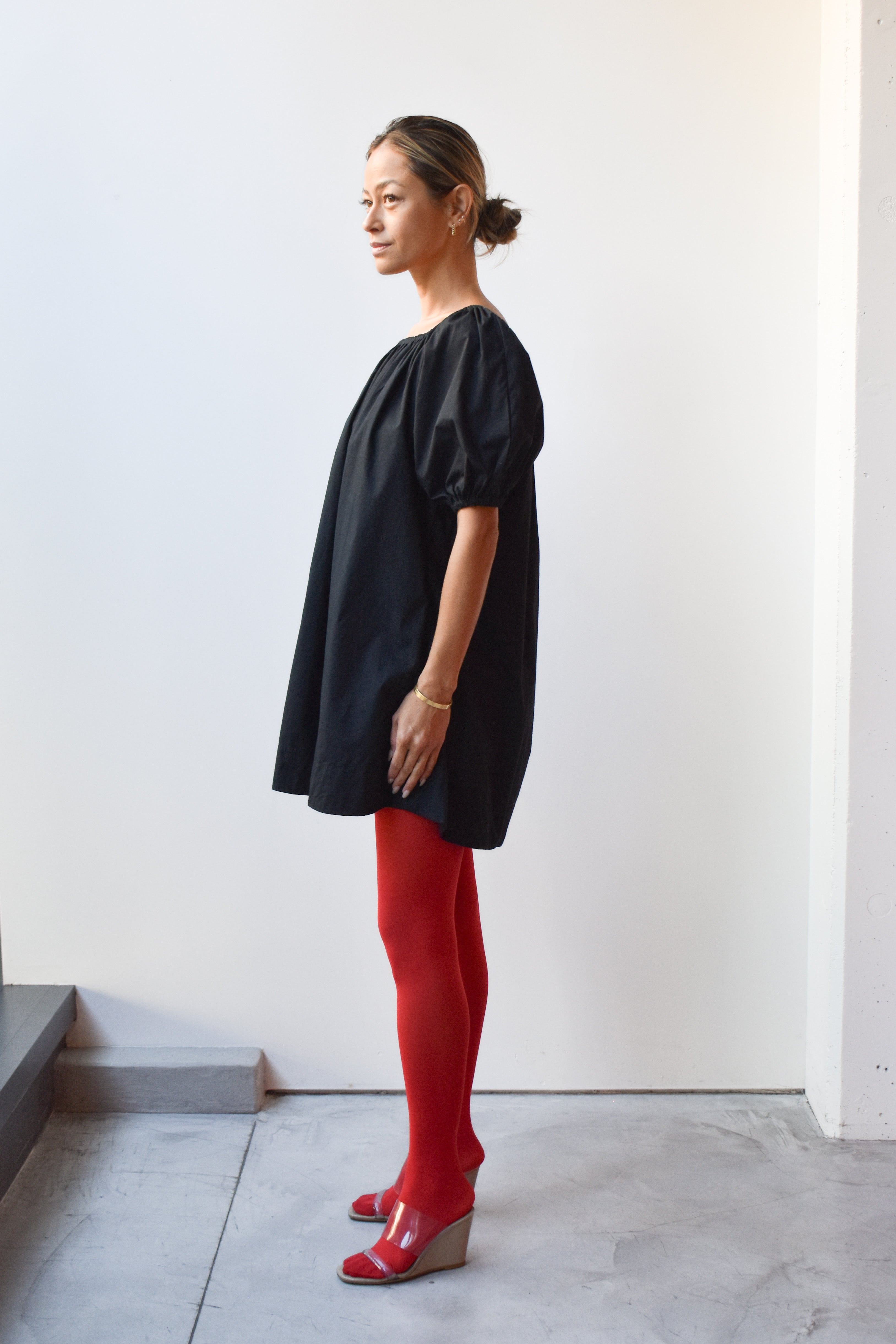 50 Denier Tights- Red – at Dawn. O'AHU