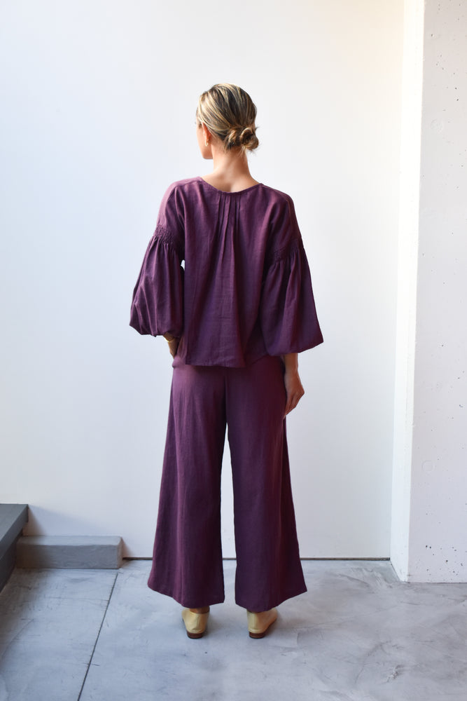 
                  
                    Linen Drawstring Wide Pants
                  
                