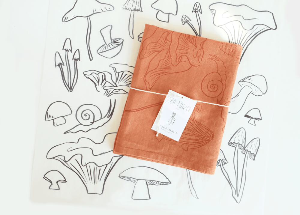 
                  
                    Mushrooms Linen Tea Towel
                  
                