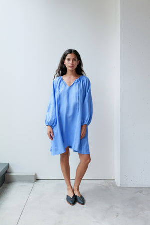 
                  
                    Linen A-line Short Dress
                  
                