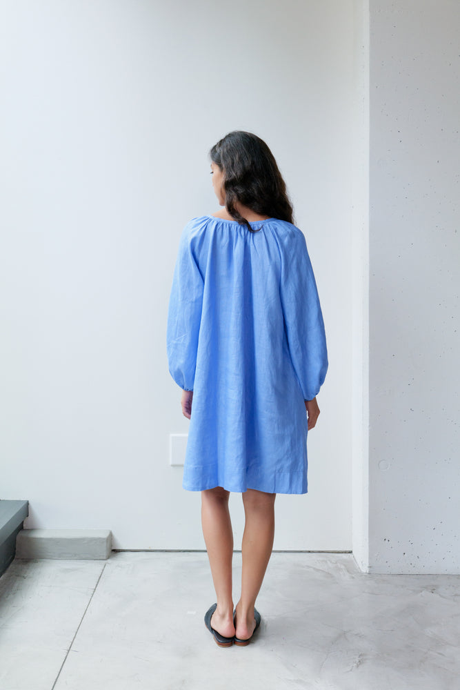 
                  
                    Linen A-line Short Dress
                  
                