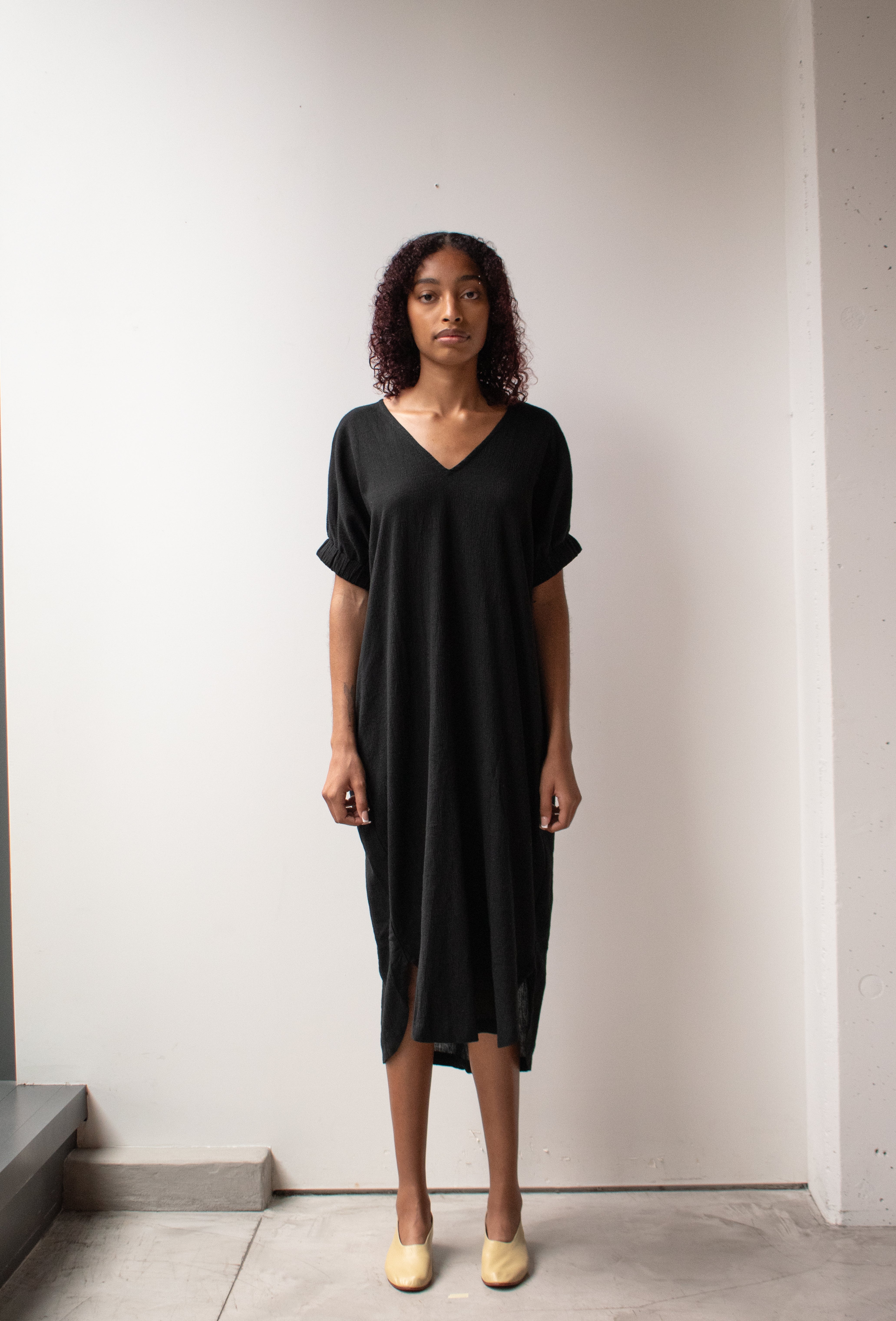 V-neck Relax Long Dress – at Dawn. O'AHU