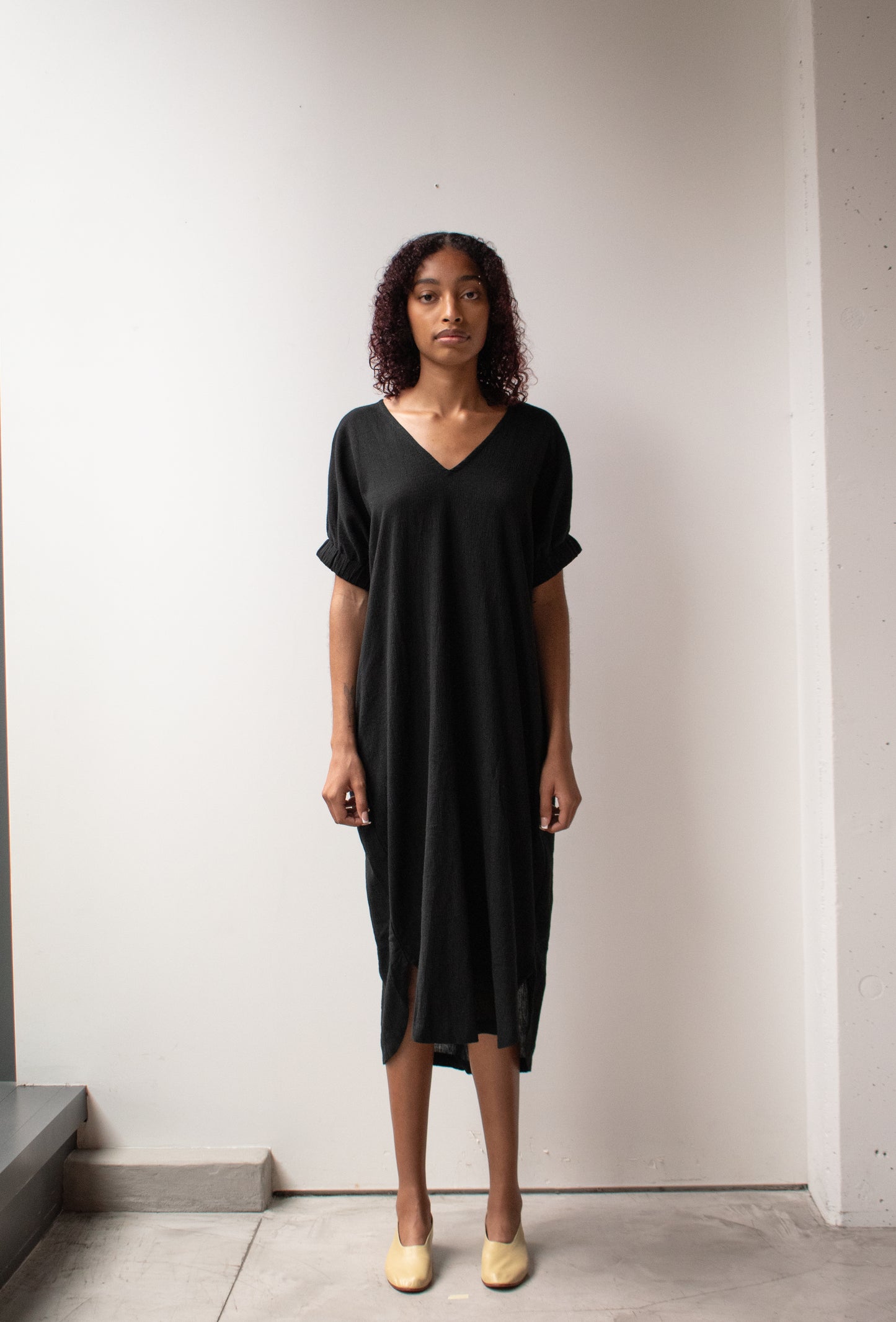 V-neck Relax Long Dress at Dawn. O'AHU V-neck Relax Long Dress at Dawn. O'AHU