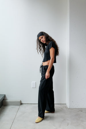 
                  
                    Silk Drawstring Pant
                  
                