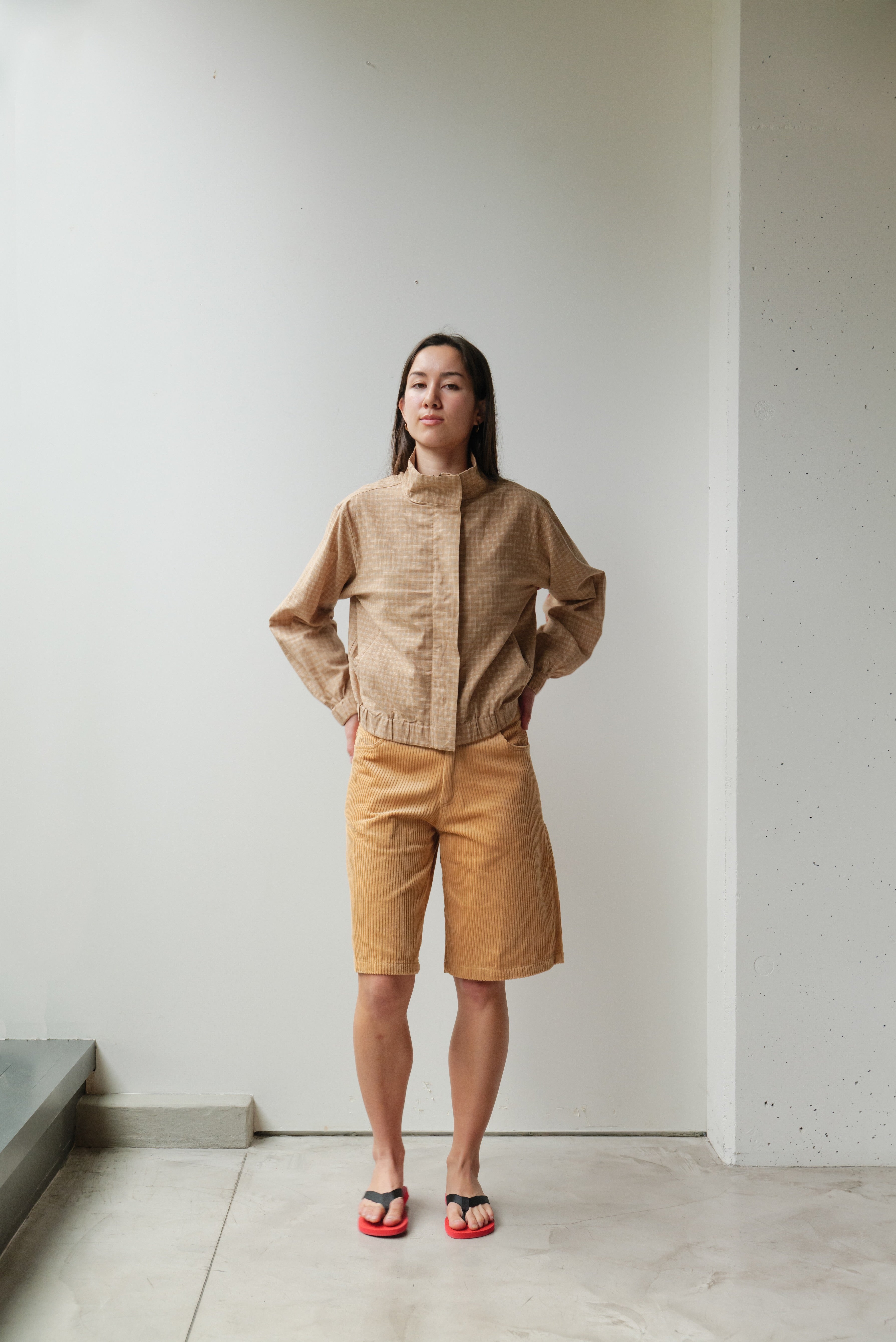 Stand Collar Shirt Jacket – at Dawn. O'AHU