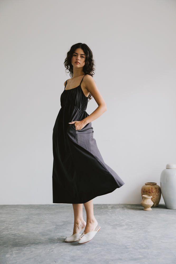 
                  
                    Gathered Mid Dress
                  
                