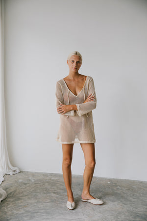 
                  
                    Mesh Short Cover-up
                  
                