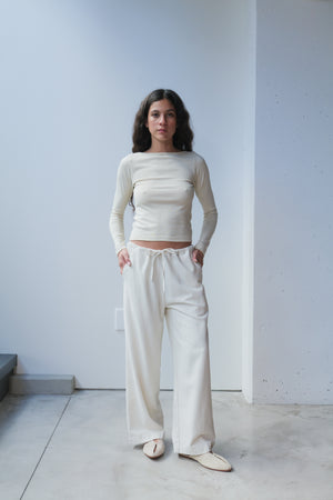 
                  
                    Silk Drawstring Pant
                  
                