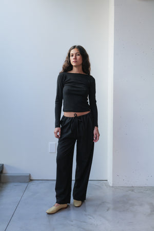 
                  
                    Silk Drawstring Pant
                  
                