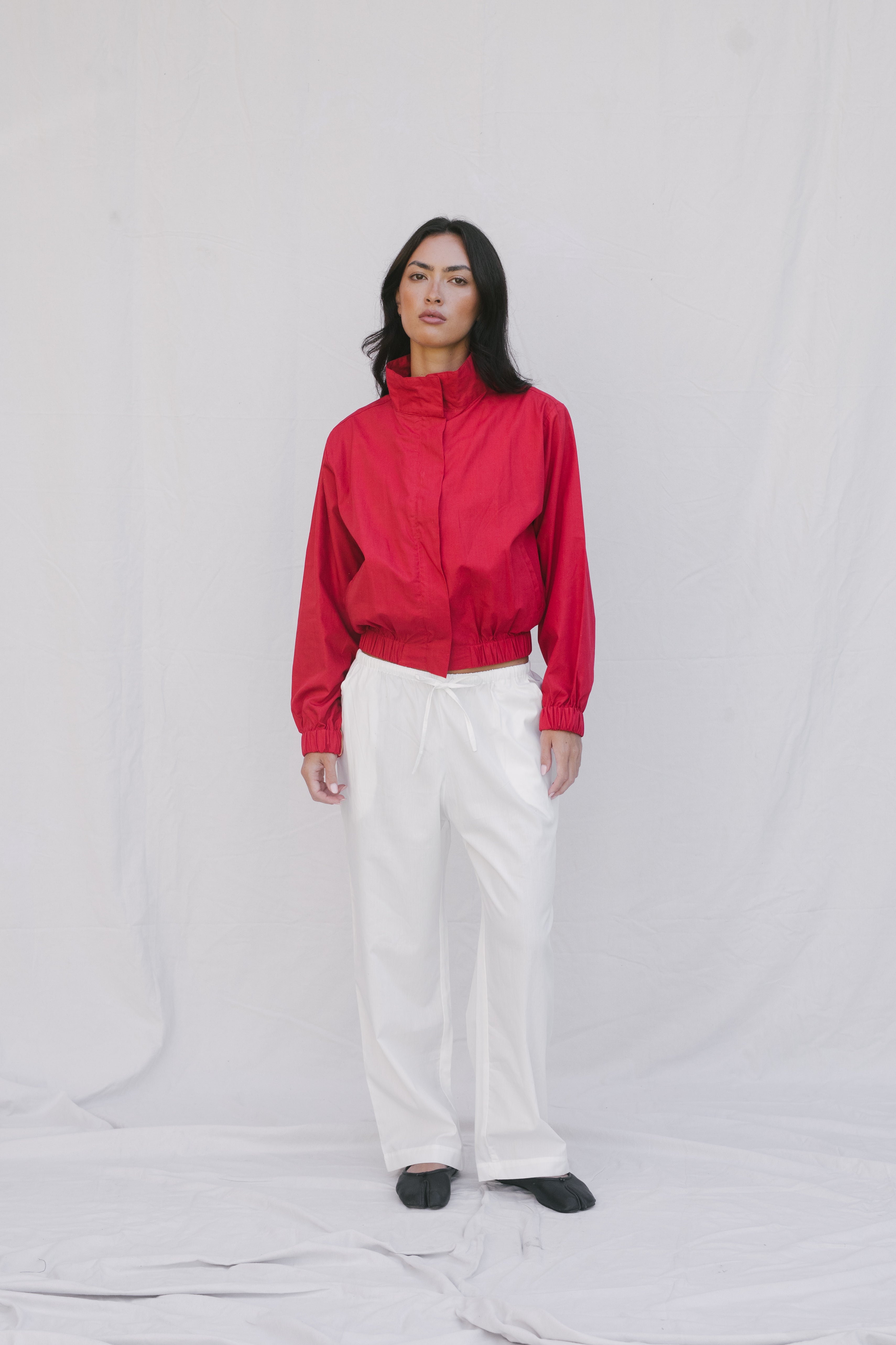 Stand Collar Shirt Jacket – at Dawn. O'AHU