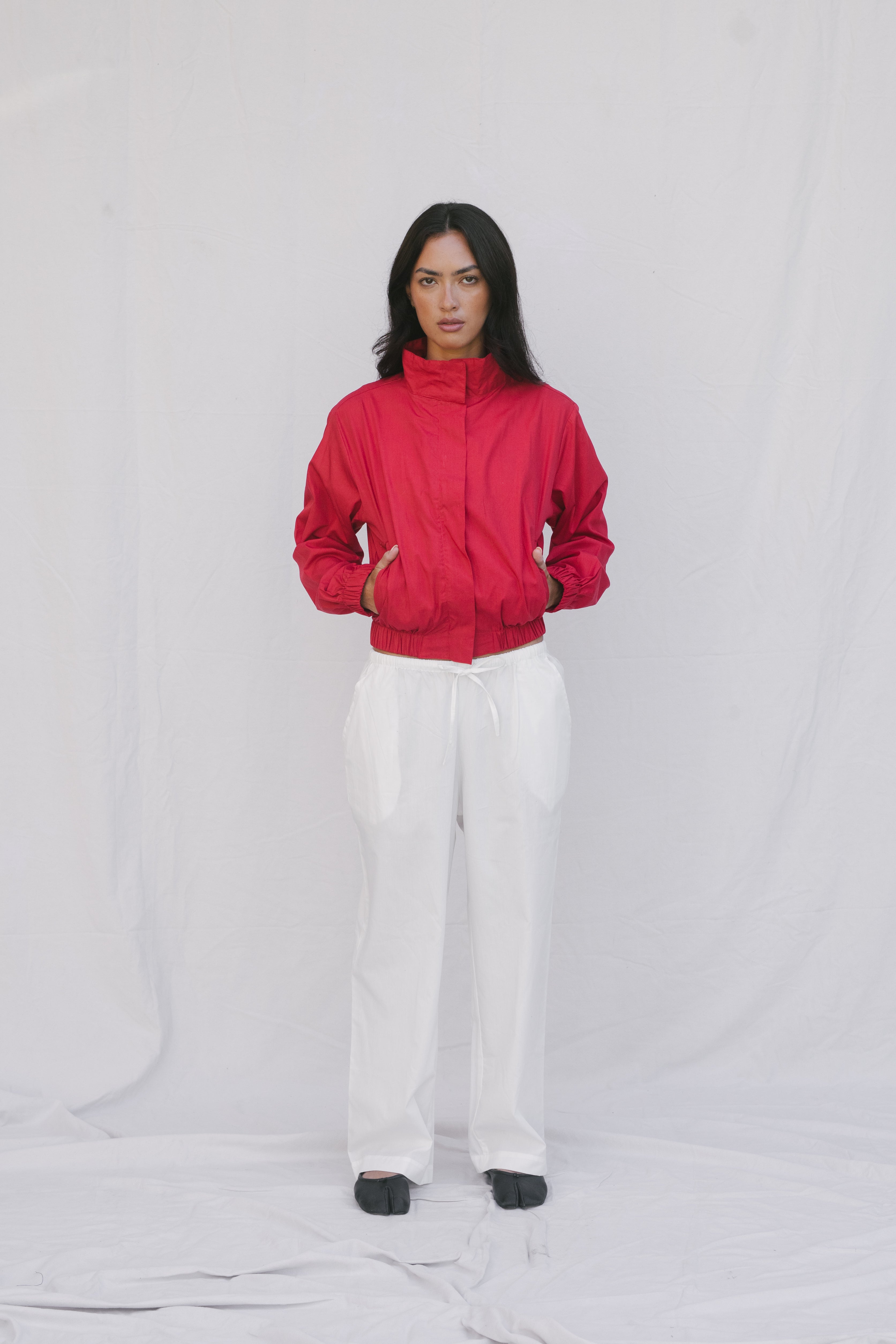 Stand Collar Shirt Jacket – at Dawn. O'AHU