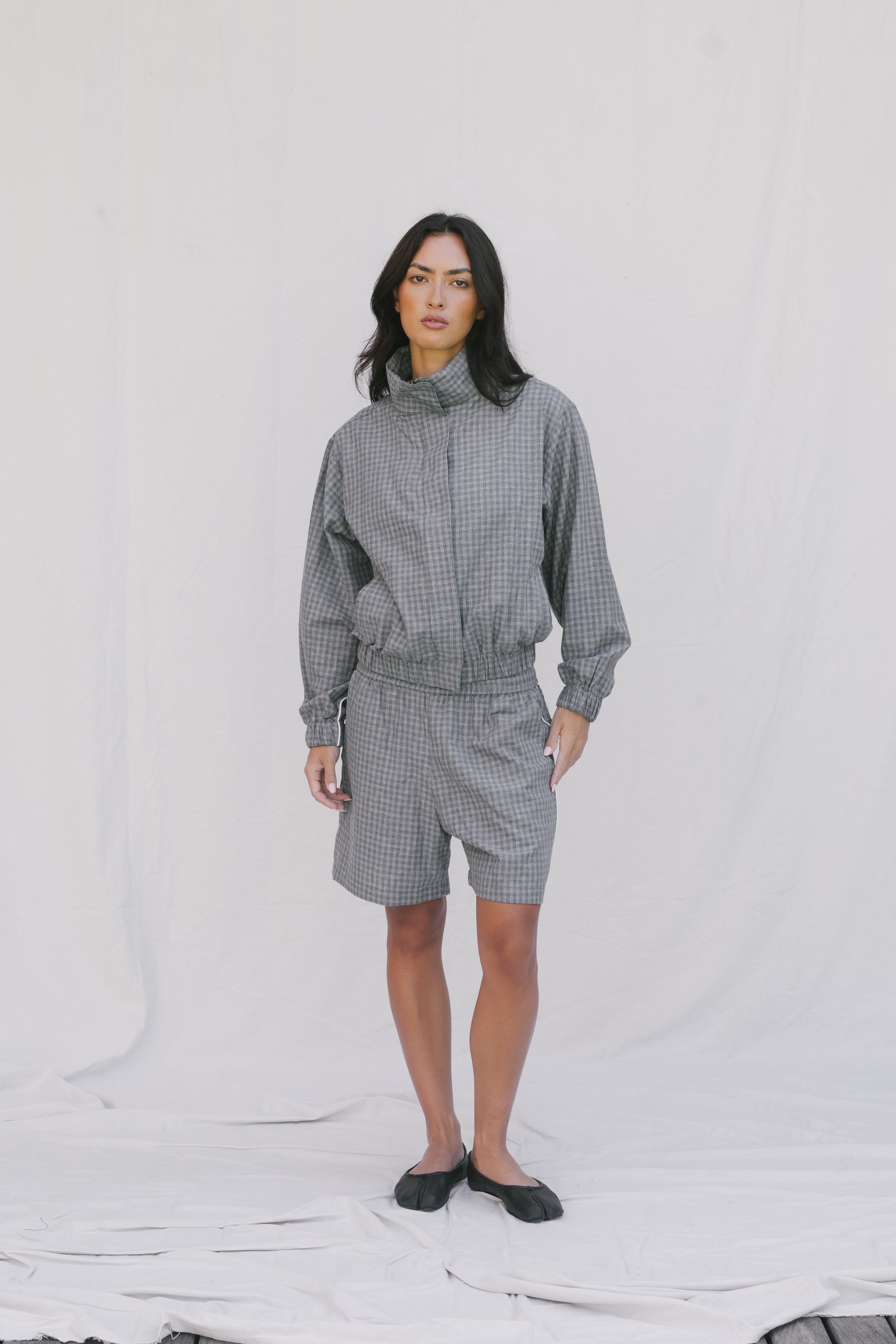 Stand Collar Shirt Jacket – at Dawn. O'AHU