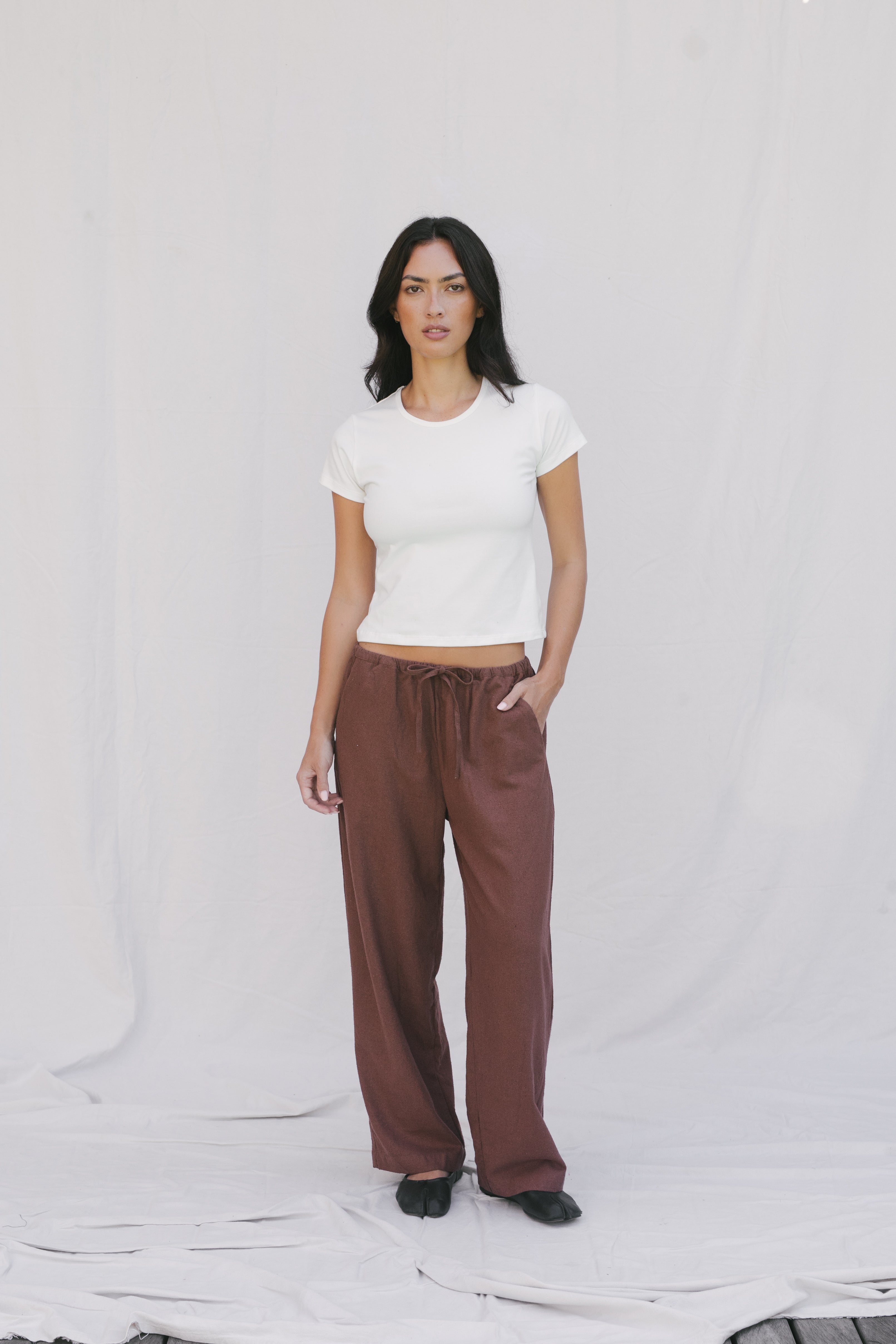Silk Drawstring Pant – at Dawn. O'AHU