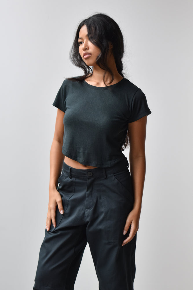 
                  
                    Silk Crop Tee
                  
                