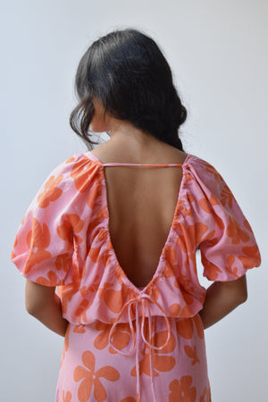 
                  
                    Back Open Puff Top - Pua Kenikeni
                  
                