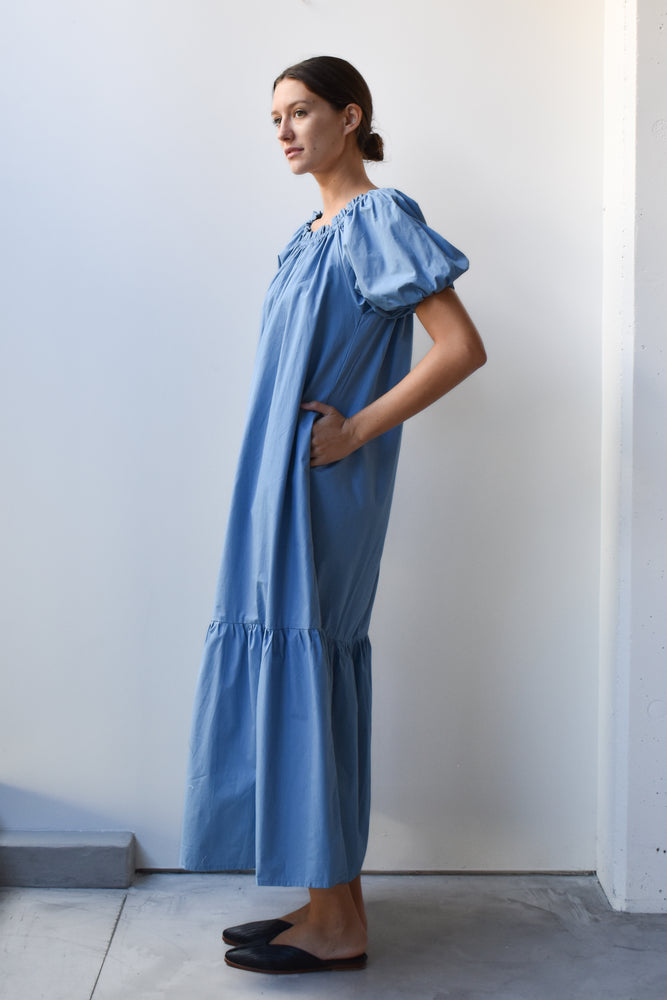 
                  
                    Smock Long Dress with Belt
                  
                