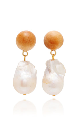 
                  
                    Baroque Pearl Drop Earrings
                  
                