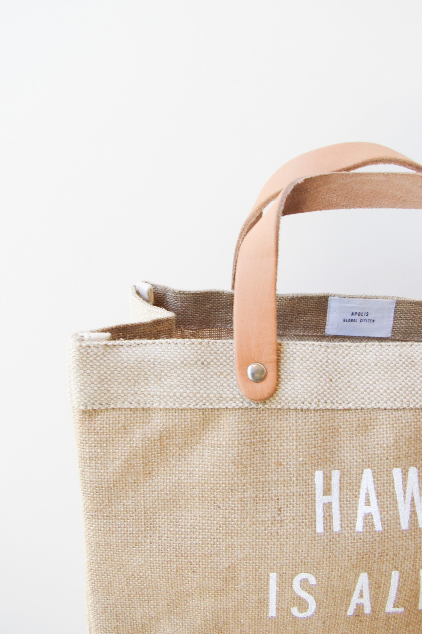 Hawaii Petite Market Bag by Apolis – at Dawn. O'AHU